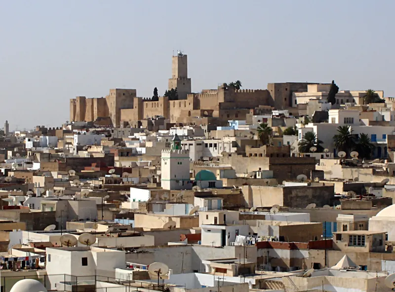 Sousse, la kasbah et la médina.